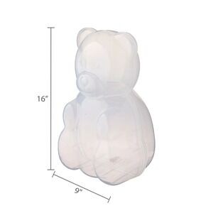 Gummy Bear Container Clear 16" Jumbo Valentine's Day by Way To Celebrate NEW